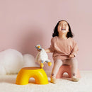 Hocker, Fußbrett, Stuhl, Sofa, Kinderzimmer, Wohnzimmermöbel, Regenbogenform, Babygeschenk, Innendekoration