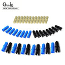 100Pcs/Lot Technical Axle Pin Connectors without Friction Ridges Lengthwise 6562 MOC Brick Parts DIY Toys Compatible with 3749