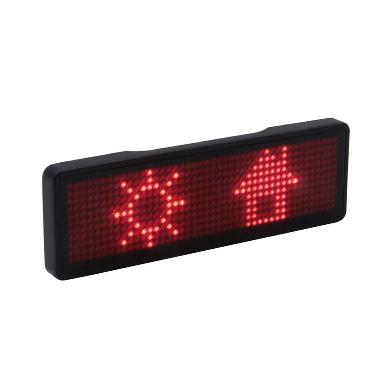 2022 fully new bluetooth LED name badge support multi-language multi-program small LED display HD text digits pattern display