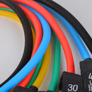 12-teiliges Widerstandsband-Set Bodybuilding Home-Gym-Ausstattung Professionelles Trainings-Fitness-Expander-Set aus elastischem Gummi