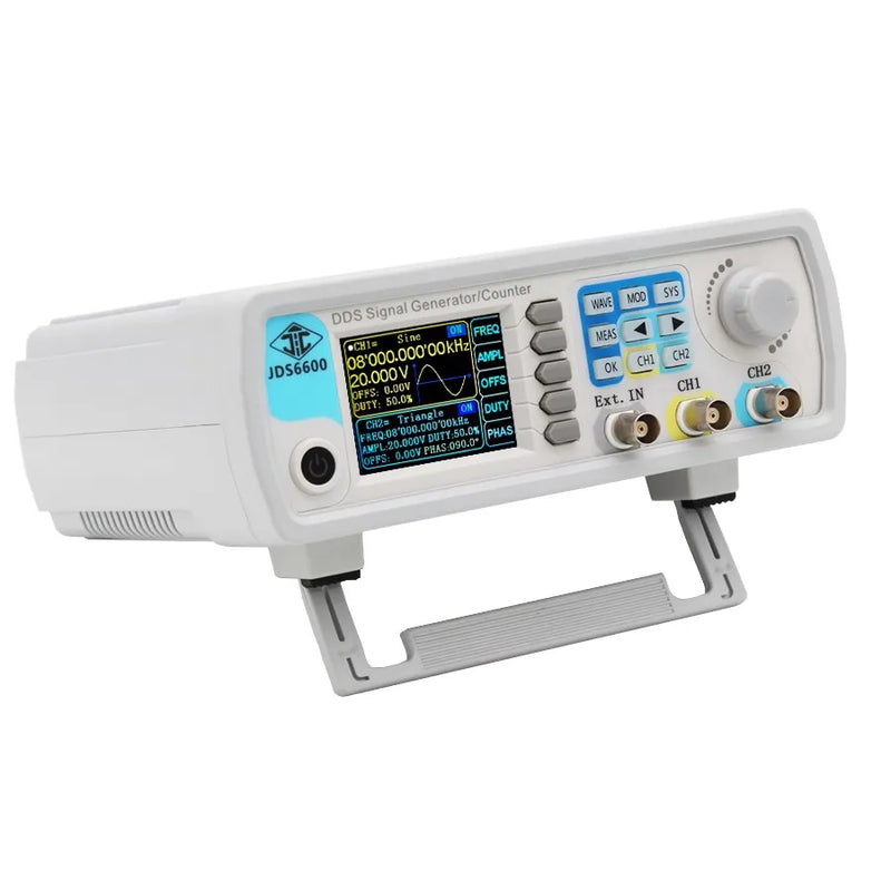 JUNTEK JDS6600-60M60MHz DDS Function Signal Generator Digital Control Dual-channel Frequency meter Arbitrary waveform generator