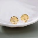 Minimalist Shell Earrings For Women Girls Korean Fashion Stainless Steel Shell Earring Wedding Aesthetic Jewelry Gift 2023