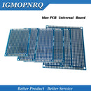 1 Stk. doppelseitige Lochrasterplatine/Prototypenplatine blau PCB 2*8cm 3*7cm 4*6cm 5*7cm 7*9cm 2.54mm