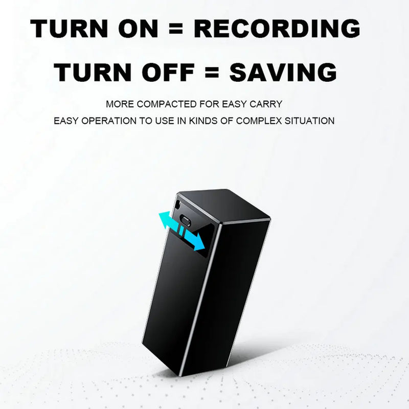 V12 Long Time Recording Digital Voice Recorder USB Drive 384kpbs 32G 64GB 128GB Large Memory Audio Sound Recordings