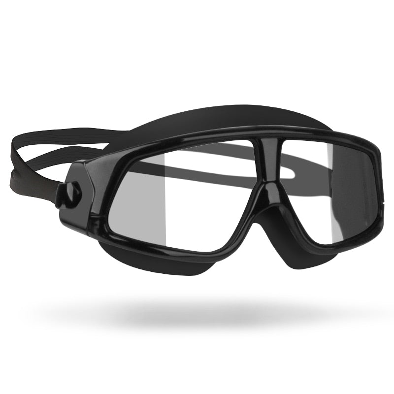 COPOZZ Swimming Goggles Comfortable Silicone Large Frame Swim Glasses Anti-Fog UV Men Women Swim Mask Waterproof