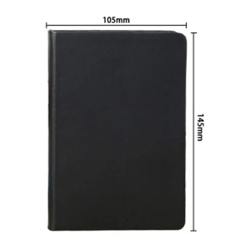 All Black Paper Blank Inner Page Portable Small Pocket Notebook Sketchbook