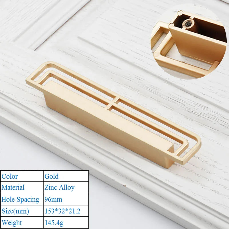 Zinc Alloy New Chinese Modern Style Bedroom Cabinet Furniture Door Handle Imitation Copper Antique Furniture Closet Door Knobs