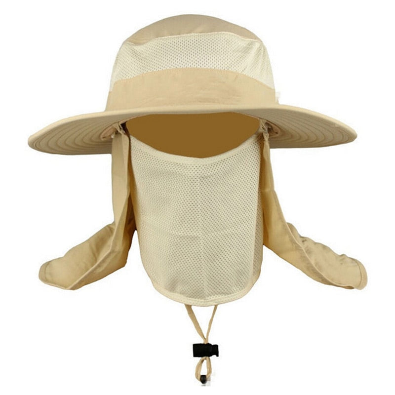 Outdoor Mountain Climbing Bucket Hat Large Round Brim Sun Block Quick Drying Fishing Hats Summer Sun Cap For Travel New