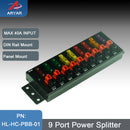 9-Port Powerpole-Verteiler mit Powerpole-Schraubbefestigung für Kurzwellenradios AP-8S