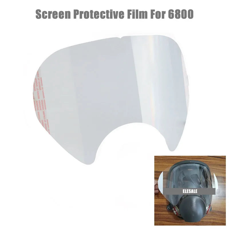 High Quality Protective Film For 6800 Gas Respirator Full Face Mask Window Screen Protector Painting Spraying Mask