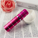 1pc  5ML 10ML Travel Aluminum Perfume Atomizer Glass Spray Bottle Empty Refillable Bottle with line .Portable Metal Sprayer