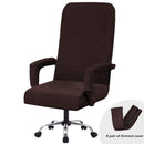 Elastischer Bürostuhlbezug Modern Schmutzabweisend Chefsessel Gaming-Stuhl Rotierender Sesselbezug Verdickte Armlehnenhusse