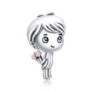 WOSTU Neues Design 925 Sterling Silber Familie Perlen Charms Passend für Original Armband Anhänger Mode DIY Schmuck