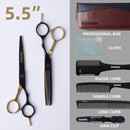 Brainbow 5.5' /6.0' Professional Hair Scissors Japan Hairdressing Barber Scissors Thinning Cutting Shears Haircut Hair Style