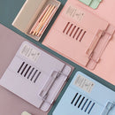 MINKYS Foldable Morandi Color Metal Book Holder Stand For Reading Adjustable Books Stand Kawaii School Office Stationery