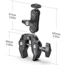 Ulanzi Super Clamp Magic Arm with 1/4 3/8 Thread Multi-function Ball Head Clamp for Canon Nikon Sony Speedlight Monitor Flash