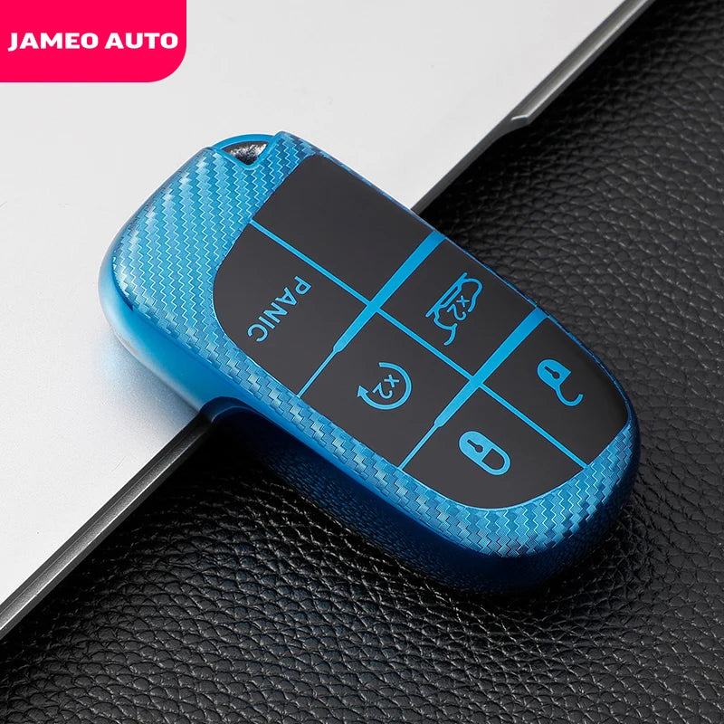 Soft TPU Car Key Case Full Cover for Fiat Jeep Renegade Compass for Dodge Ram 1500 Journey Charger Dart Challenger Durango