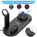 3 in 1 Wireless Charger for iPhone Wireless Charger 3in1 Induction Charging Dock Station for iPhone 12 SE 11 Apple Watch Airpods