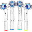 Replacement Toothbrush Heads with Protecting Covers for Oral B Electric Toothbrush to Keep Healthy Brushing and Hygienic Storage