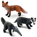 Hot Easter Rabbit Wolf Deer Lion Fox Meerkat Squirrel Figurine Home Decor Miniature Fairy Garden Decoration Accessories Modern