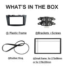 Double 2 Din Car Radio Fascia for Suzuki Swift 2011+ CD DVD Stereo Panel Dash Trim Reftting Installation Kit Frame Facia Bezel