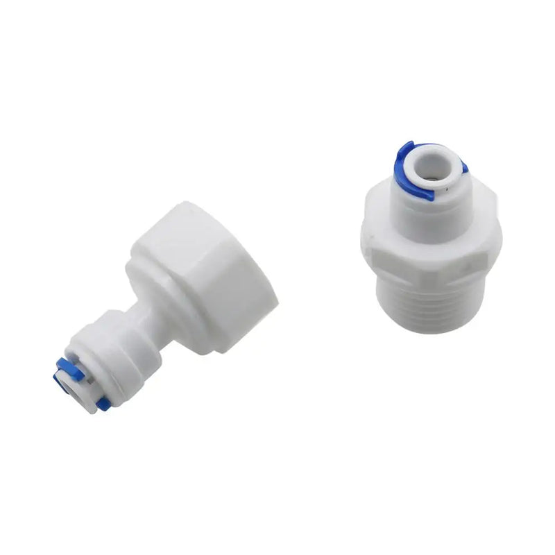 1/4" To 1/2" Male/Femal Thread Quick Connector Butt Pneumatic Pipe Connection Fittings Slip Lock Quick-connectors 1Pc