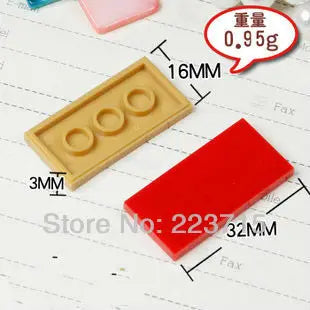 87079 50pcs *Flat Tile 2x4* DIY enlighten block bricks,Compatible With Assembles Particles