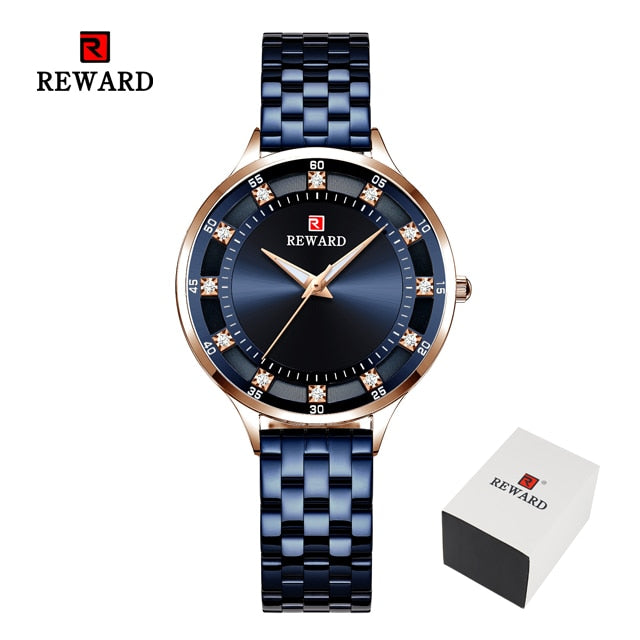 REWARD Fashion Luxury Brand Ladies Quartz Watch Casual Waterproof Women Watches Reloj Mujer 2023 Female Clock Relogio Feminino