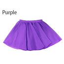 Girls Kids Ballet Skirt Sheer Chiffon Ballet Tutu Pink Kids Gymnastics Leotard Skirts Dance Skirt