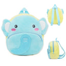 Mode Kinder Schulranzen 3D Cartoon-Druck Plüsch Kinder Rucksack Kindergarten Jungen und Mädchen Schulranzen Mini-Rucksack Büchertasche