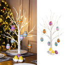 60cm Birke LED Lichterkette Osterdekorationen für Zuhause Ostern künstlicher Baum Hochzeitsdeko Lichter frohe Ostern Haus Heimleuchte Geschenk