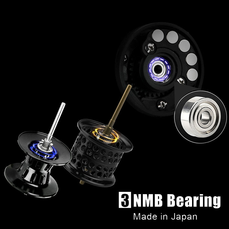 MAVLLOS ATHLON BFS Baitcasting Fishing Reel Left Right Hand NMB Bearing Bait Finesse Ultralight Casting Reels For Fishing Tackle