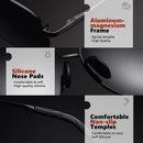 LIOUMO 2023 NEU Herren Vintage Legierung Polarisiert Photochrome Sonnenbrille Piloten-Sonnenbrille Beschichtung Linse Fahrbrille Für Herren/Damen