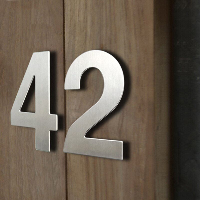 15cm House Number Sign