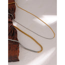 Yhpup 316L Stainless Steel Jewelry Minimalist Metal Mix Chain Necklace High Quality 18 K Plated Women Collar Necklace Jewelry