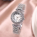 Neu auf Lager! ! Damen-Armbanduhren, Stahlband, Liebes-Stahlband, Strass-Quarz-Armbanduhr, Luxus-Modeuhr für Frauen