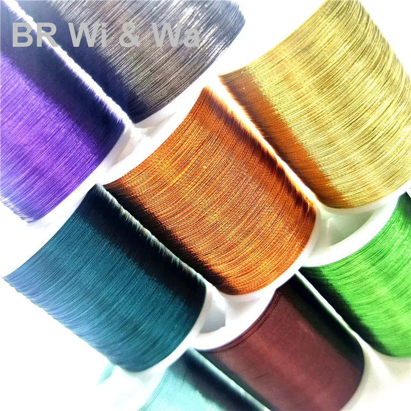 BR Wi&Wa  Metallic Thread  230m/Spool Size A Fishing Rod Component DIY Rod Building Repair 1pc /lot