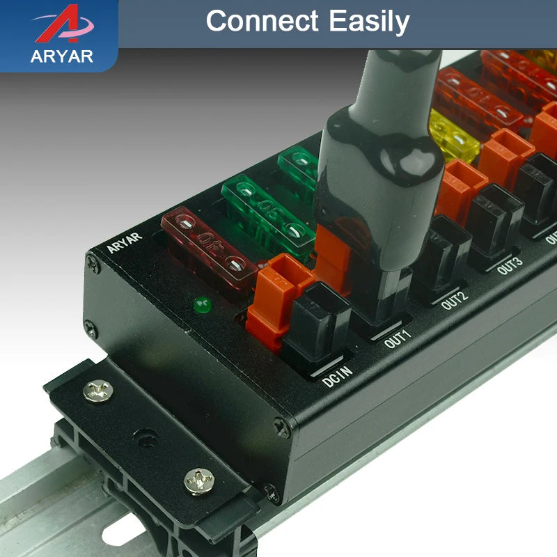 9-Port Powerpole Splitter Distributor Powerpole Screw Fixing For Shortwave Radios AP-8S