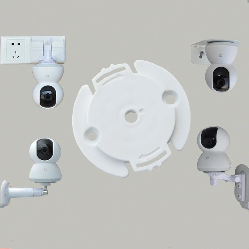 Camera Mount Bracket For Xiaomi Mijia Camera ABS Indoor Outdoor Wall Mount Bracket for CCTV Security Dome Camera No Drilling