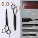 Brainbow 5.5' /6.0' Professional Hair Scissors Japan Hairdressing Barber Scissors Thinning Cutting Shears Haircut Hair Style