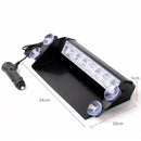 New 8LED 12V Car LED Strobe Light Truck Emergency Flasher Dash Strobe Warning Light Day Running Flash Led Police Lights Red/Blue