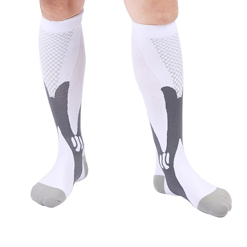 Leg Support Stretch Compression Socks Men Women Running Athletic Medical Pregnancy Travel Football Breathable Adult Sports Socks