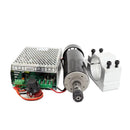 HANPOSE 0.5kw clamps Air cooled Air cooled spindle ER11 chuck CNC 500W Spindle Motor + Power Supply speed governor