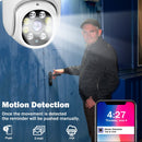 QZT WIFI IP Camera Outdoor Night Vision Video Surveillance Waterproof Wireless CCTV PTZ Camera Outdoor Home Security Camera WIFI