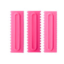 Cake Decorating Comb Cake Scraper Smoother Cream Decorating Pastry Icing Comb Fondant Spatulas Baking Pastry Tools
