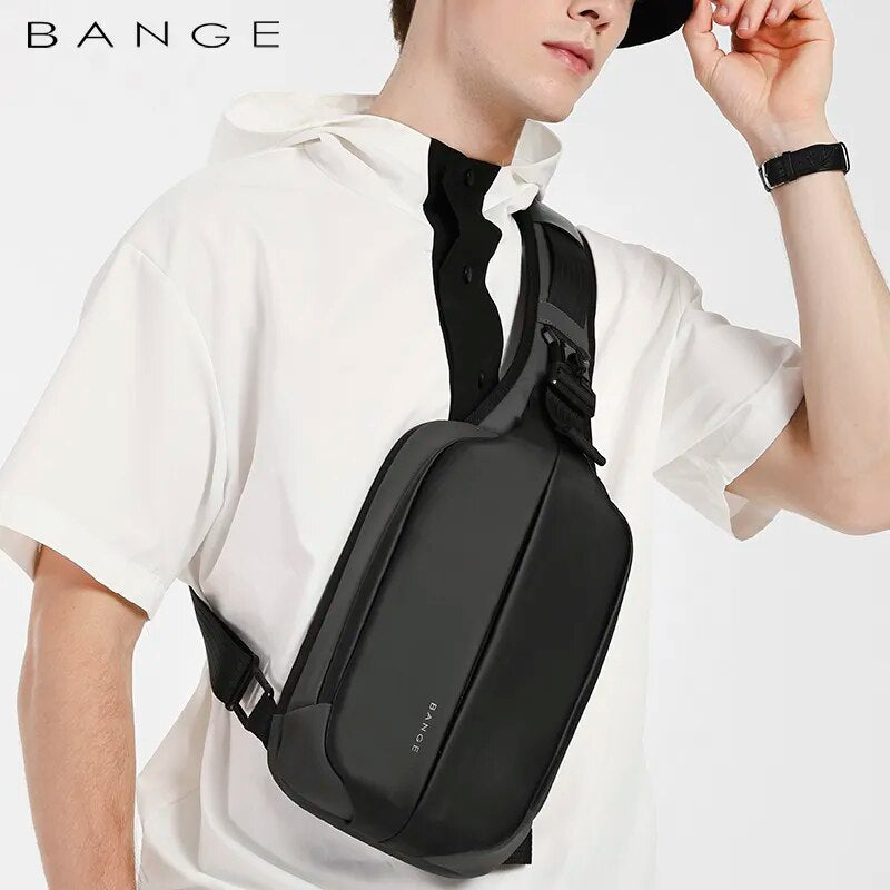 Outdoor Sport Men Sling Bags Crossbody Pack for Cell Phone Large Capacity Chest Bag Male Waterproof Single Pouch For Earphone