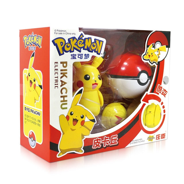 Pokemon Figures Ball Variant Model Pikachu Jenny Turtle Pocket Monsters Action Figure Toy Christmas Gift Box