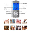 TENS EMS Unit 8 Modes Digital Palm Device Best Pain Relief Machine for Neck Back Lumbar Muscle Stimulator Therapy Body Massager