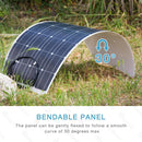 Dokio Flexible Solar Panel 100W Monocrystalline Solar Cell 200w 400w 600w 800W 1000W Solar Panel Kit For RV/Boat/Home system
