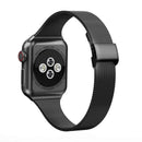 Armband für Apple Watch Band 44mm 40mm Stahl Metallarmband Correa für Serie 6 5 4 3 SE für iWatch Band 42mm 38mm Milanaise-Armband